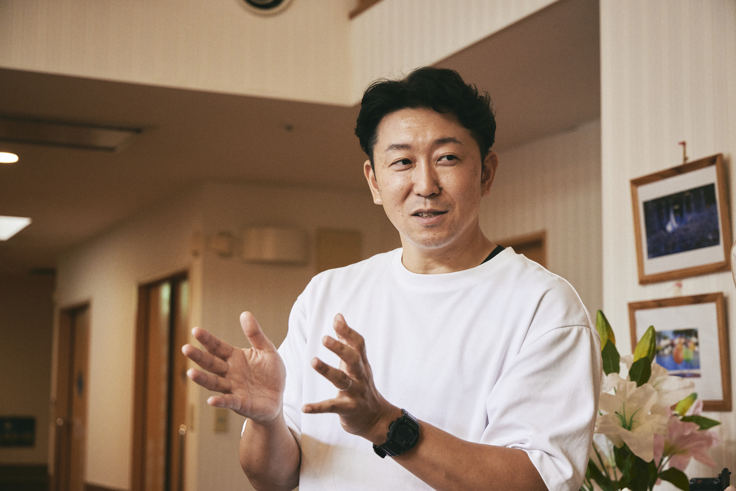 【写真】インタビューに答えるせこぐちさん