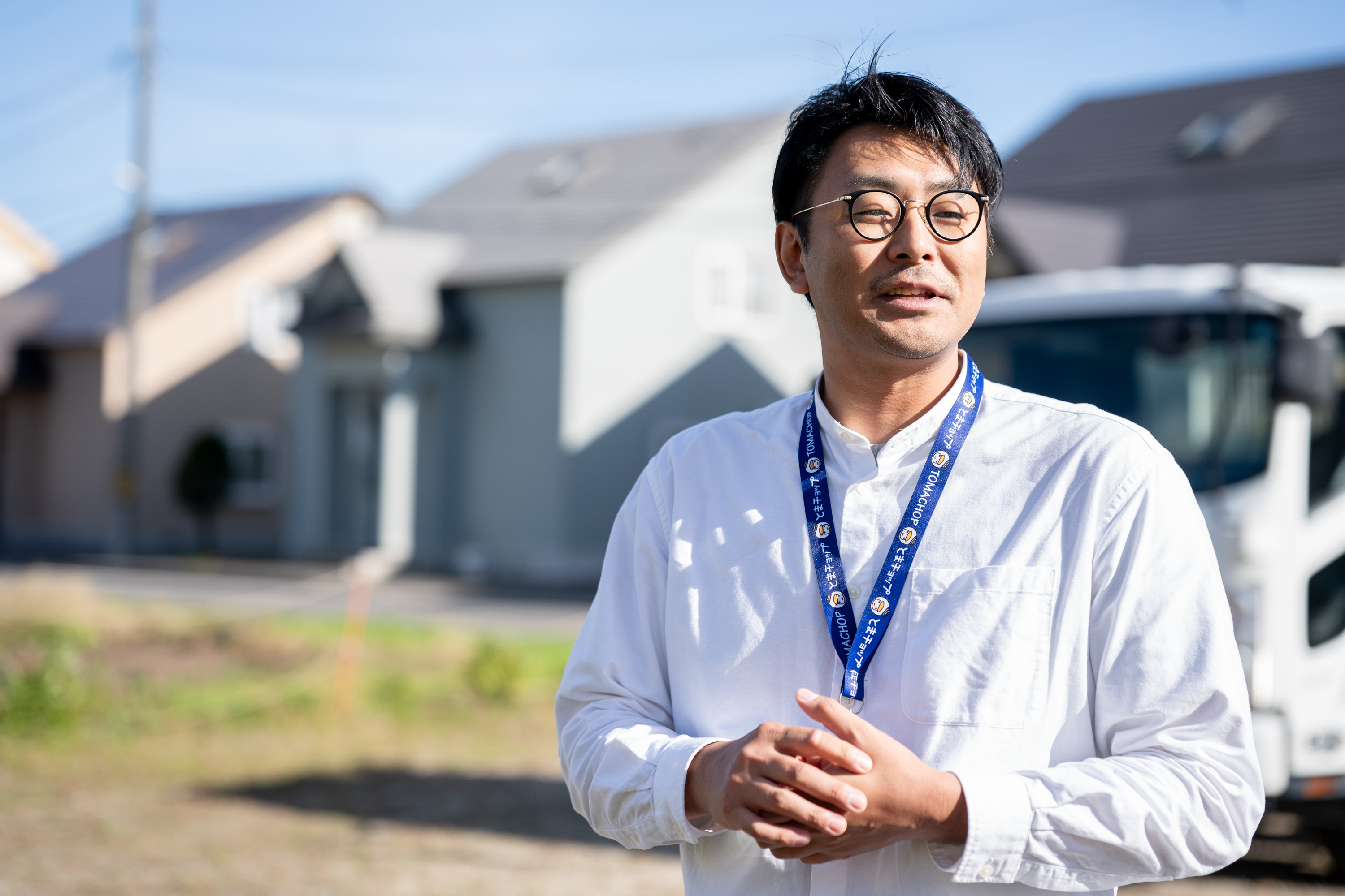 【写真】インタビューにこたえるいけださん