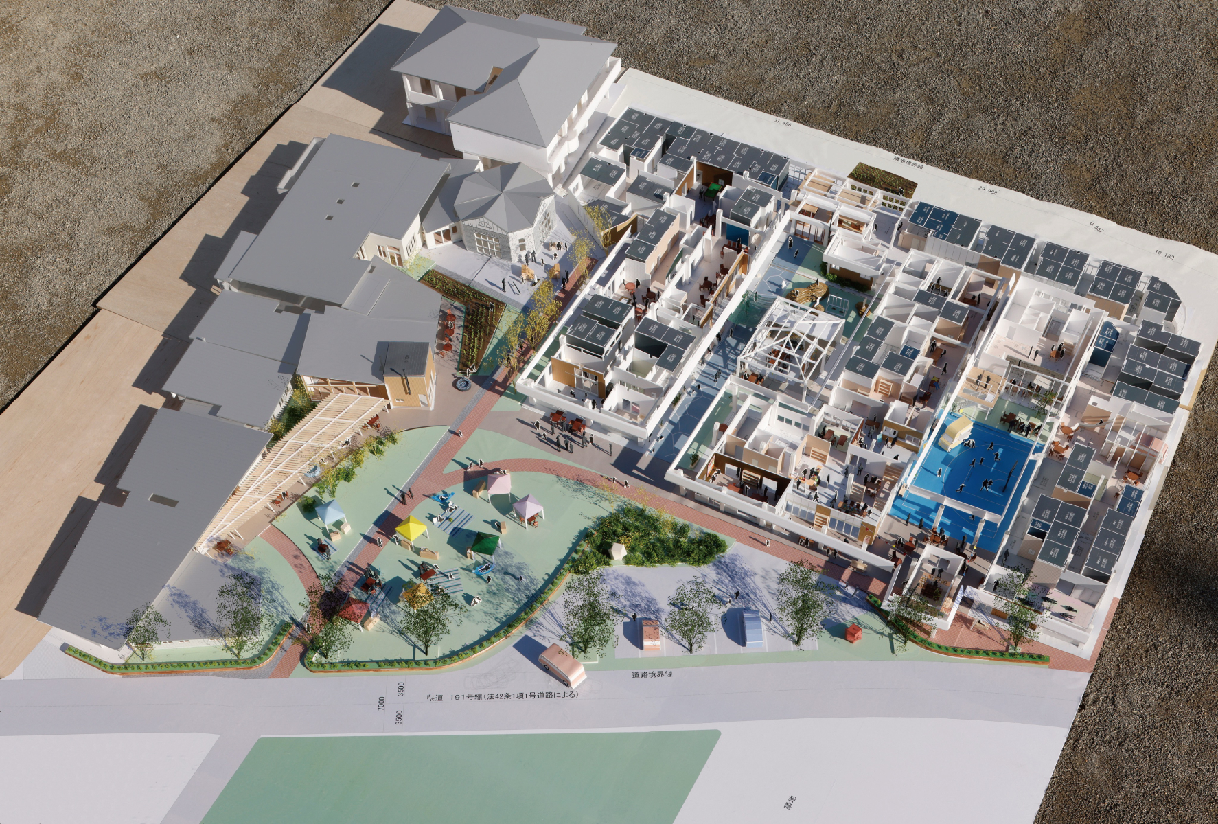 【写真】建築模型