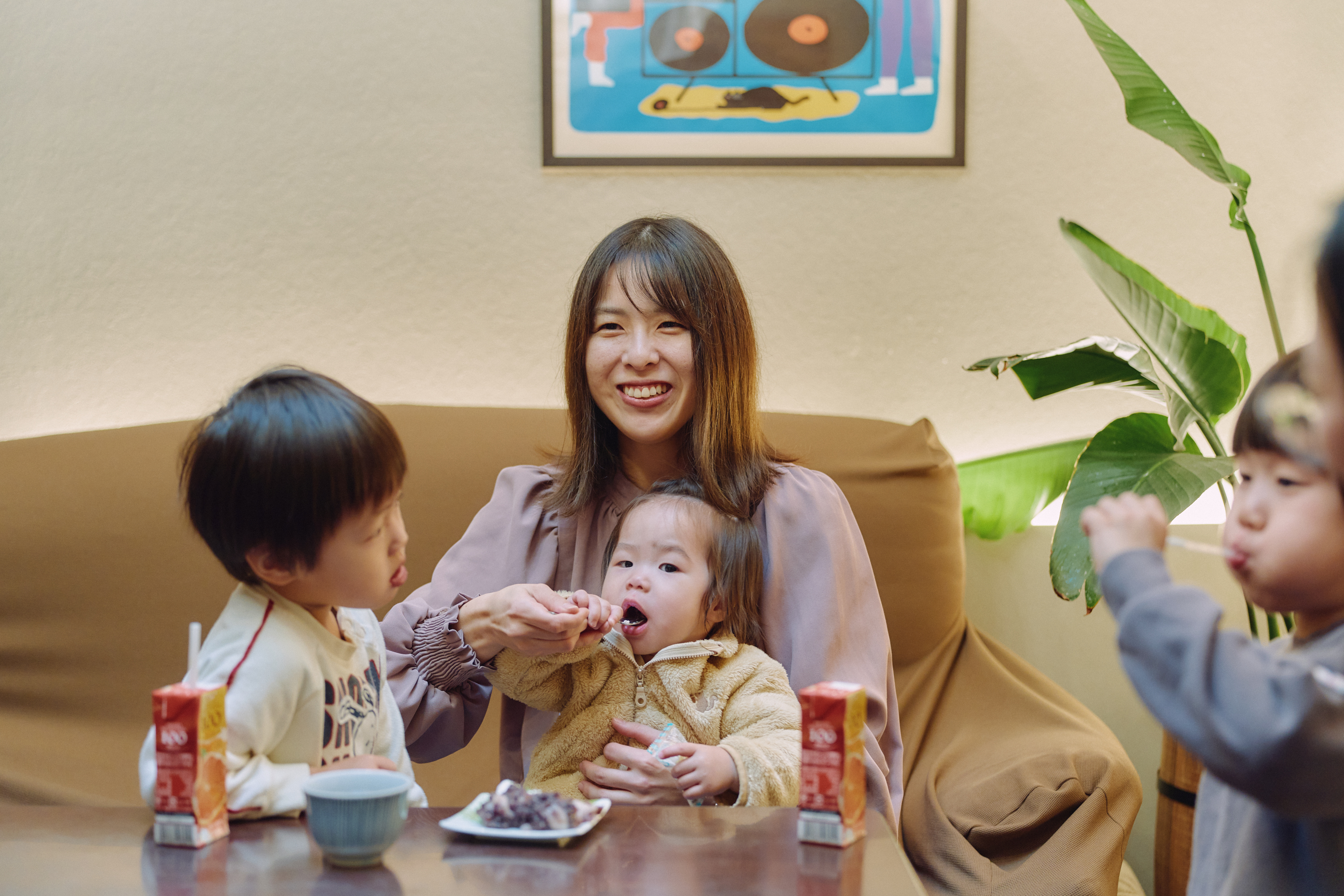 【写真】おおしまさんとそのお子さんたち