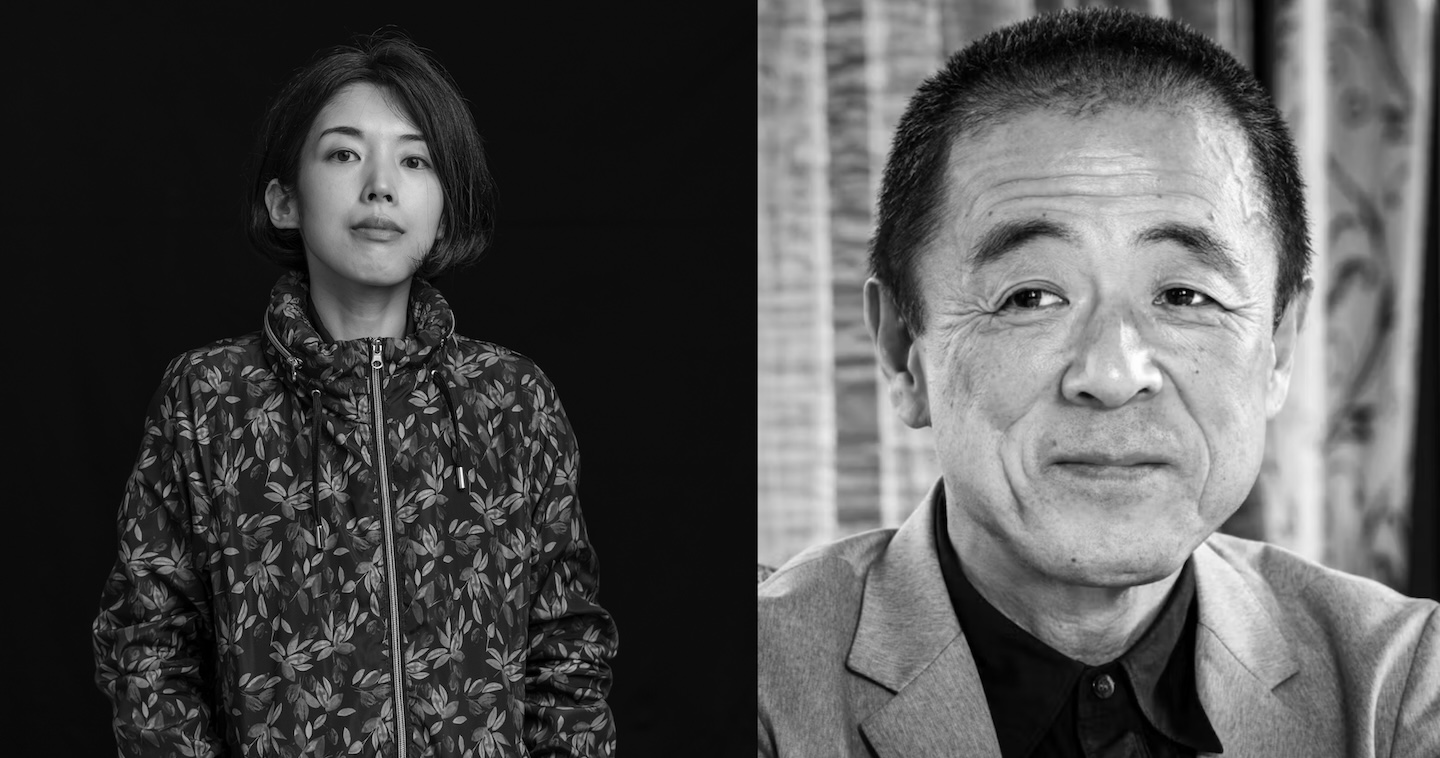 二人の顔が並んだポートレート